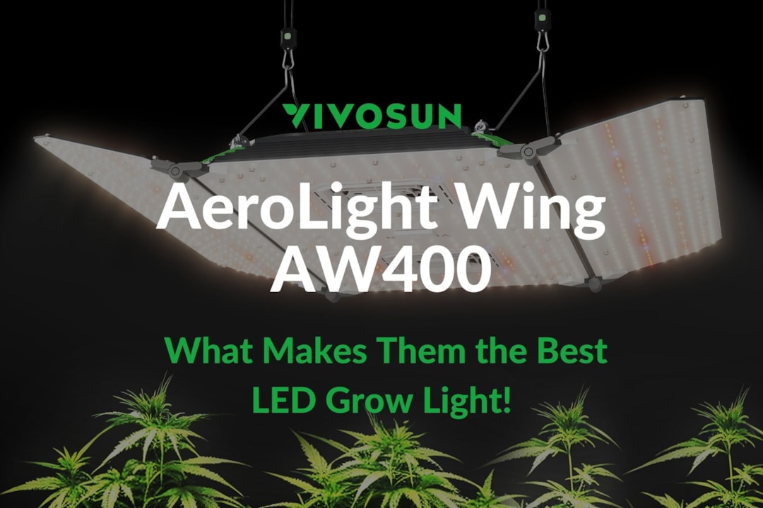 Introducing  AeroLight Wing 400W LED Grow Light: The Ultimate Solution for Cannabis Cultivation