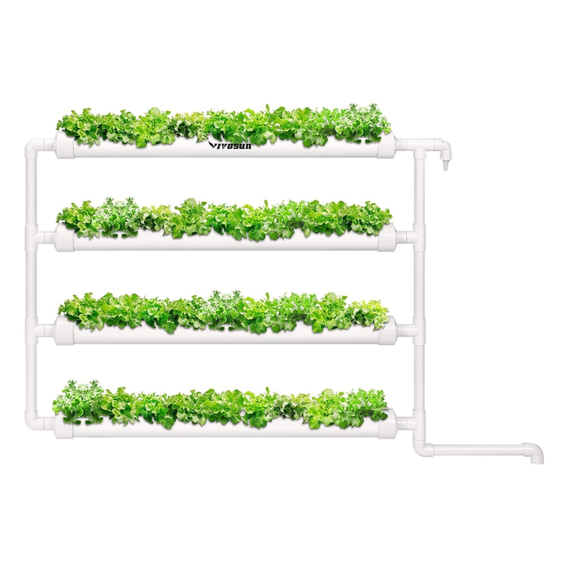 VIVOSUN Wall-Mounted Hydroponic Grow Kit 1 Layers 36 Plant Sites