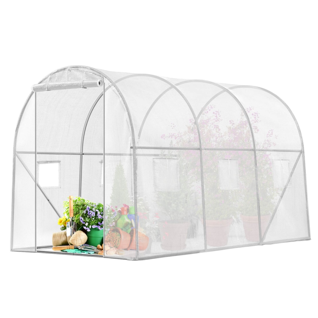 VIVOSUN 10x7x7 ft. Large Walk in Greenhouse Tunnel Garden Plant Hot House