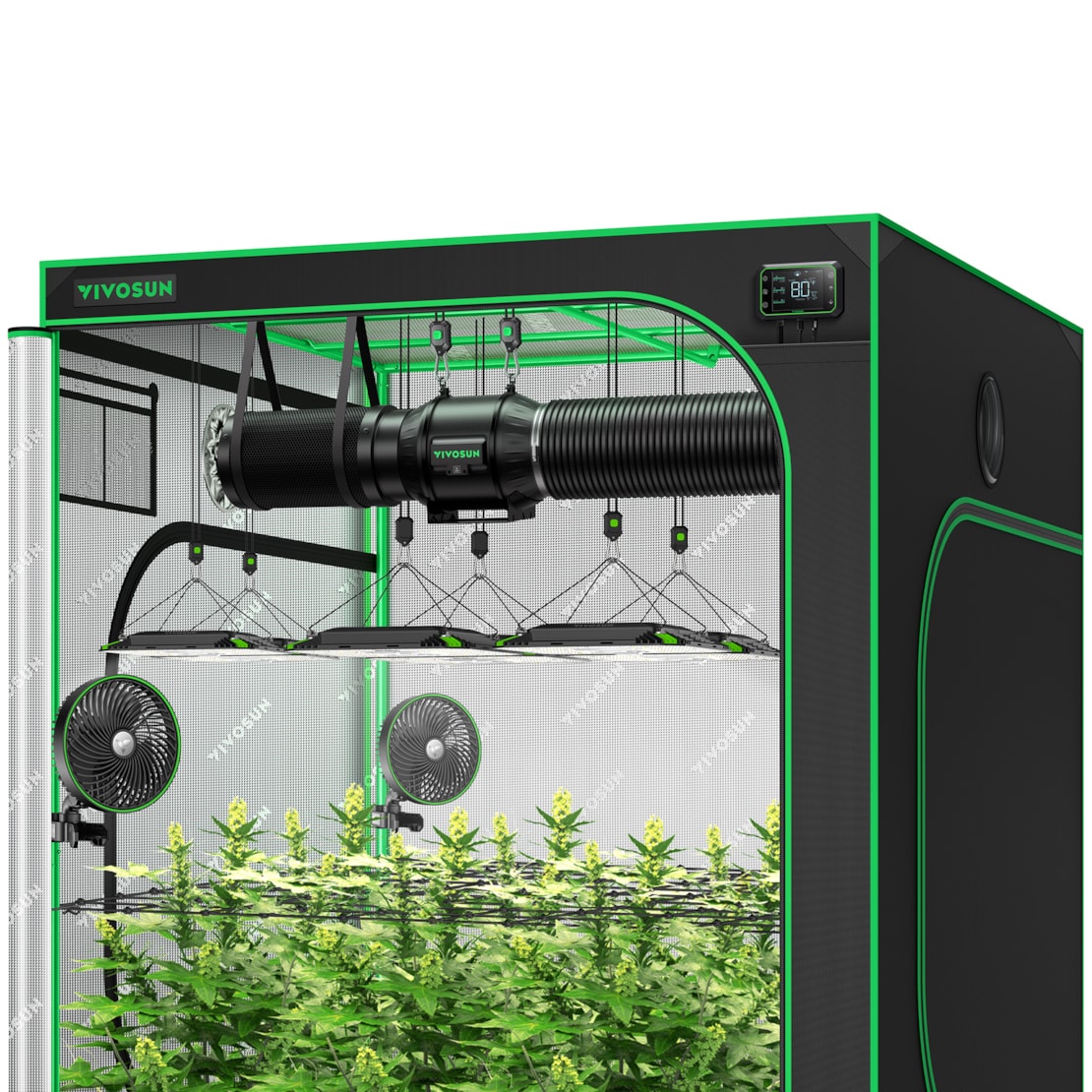 Smart Grow Tent Kit Giy Sgs Pro X Plant Complete System With Wifi E A Controller X