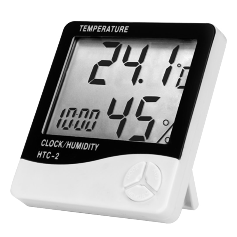VIVOSUN Digital Indoor Thermometer & Hygrometer with Humidity Guage 1-Pack