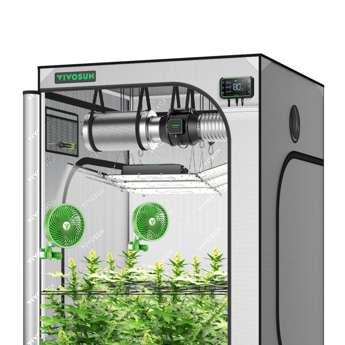 Smart Grow Tent Kit Giy Sgs G X Plant Complete System With Wifi E A Controller X W