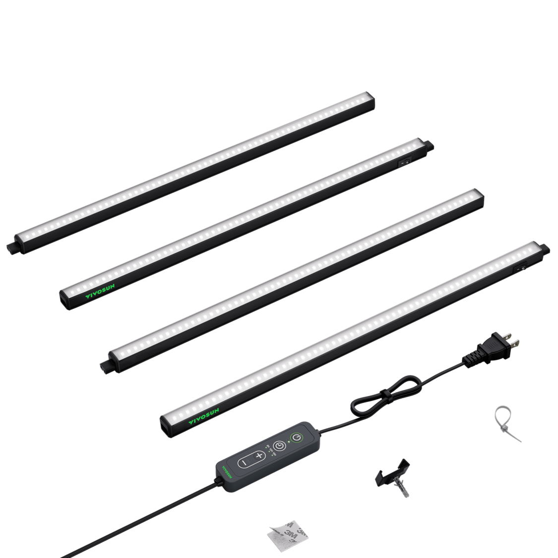 植物育成ライト Enviro Gro T5 T5 Grow Lights for Indoor Plants, 5000K Full Spectrum 60W (4 x 15W
