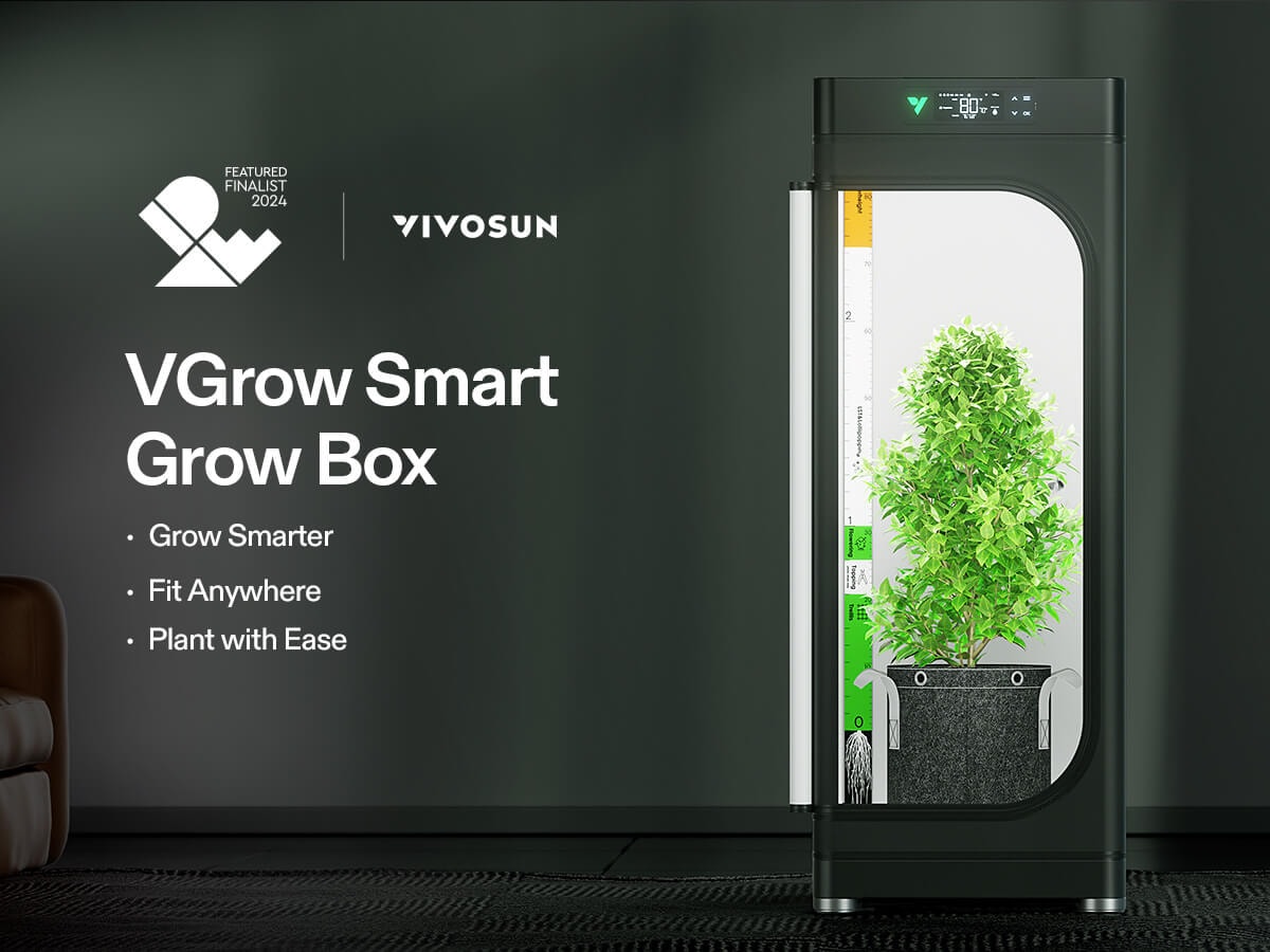 VGrow Smart Grow Box | Automated Indoor Gardening System w