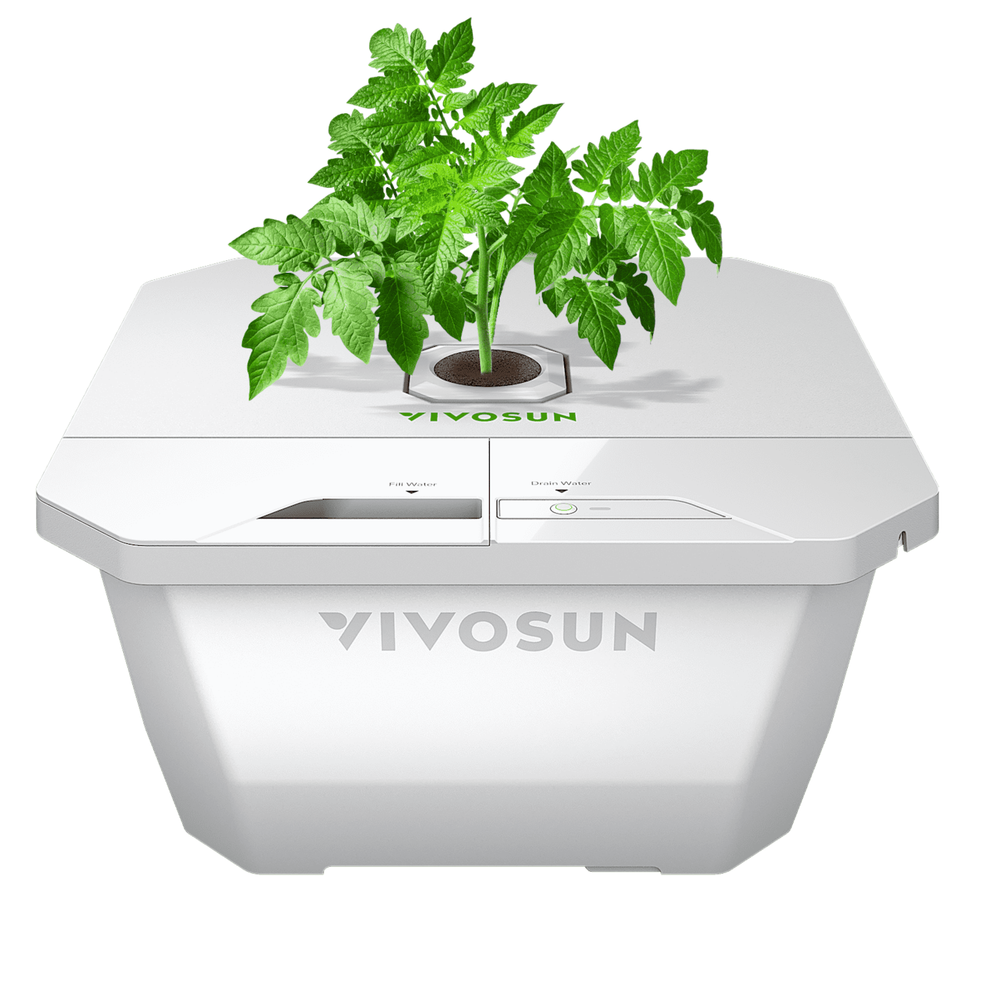 VGrow DWC Hydroponics Growing System Kit for VGrow Smart Grow Box, 4-Gallon Deep Water Culture with Air Stones and Rapid Rooters, Not Compatible with E42A