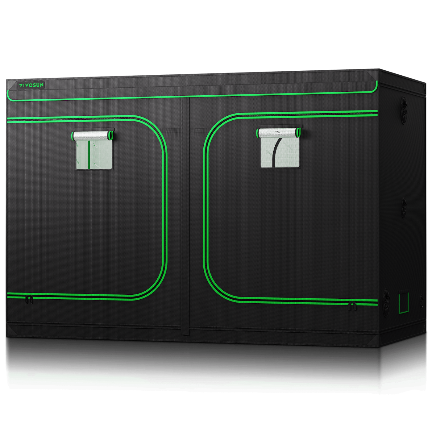 Grow Tent 10x5 S105, High Reflective Mylar with 1680D Oxford Canvas & Heavy-Duty Metal Support 120"x60"x80"