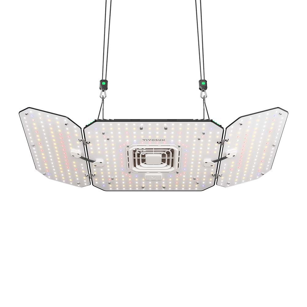 AeroLight Wing AW200 Tunable Spectrum LED Grow Light 200W, with Integrated Circulation Fan, Compatible with APP, 3 x 3 Ft. Coverage