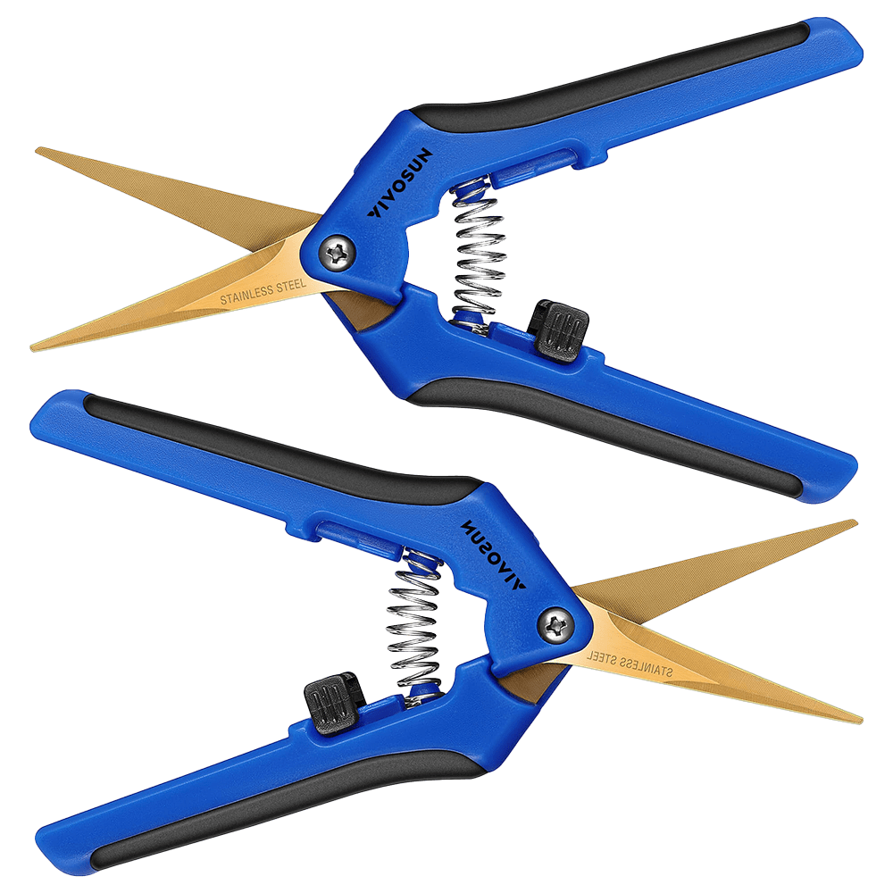 2-Pack Curved Gardening Hand Pruner Pruning Shear