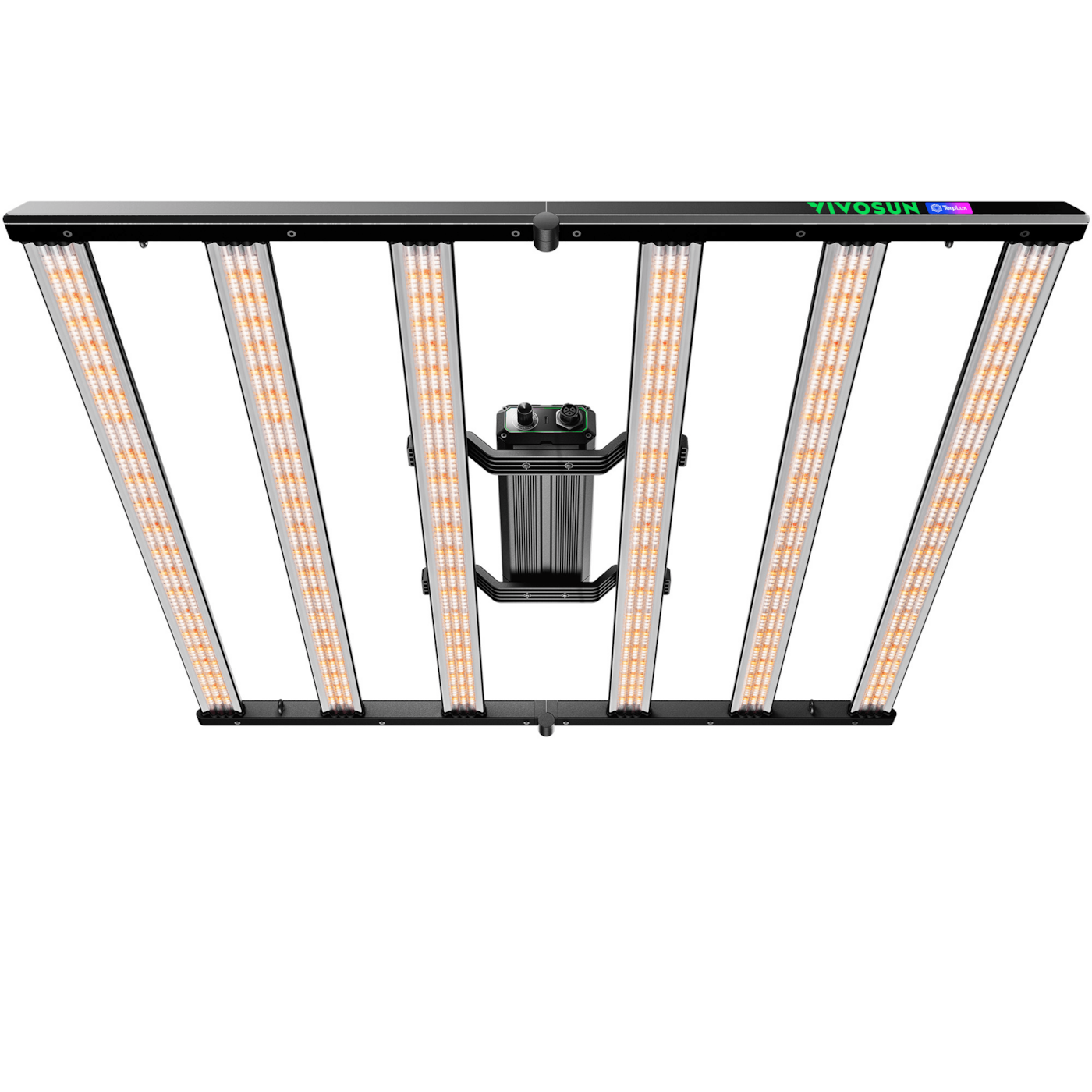 LumaLight 500W LED Pflanzenlampe, Vollspektrum Grow Lampe mit tiefer Canopy-Durchdringung, 120 x 120 cm, GrowHub kompatibel