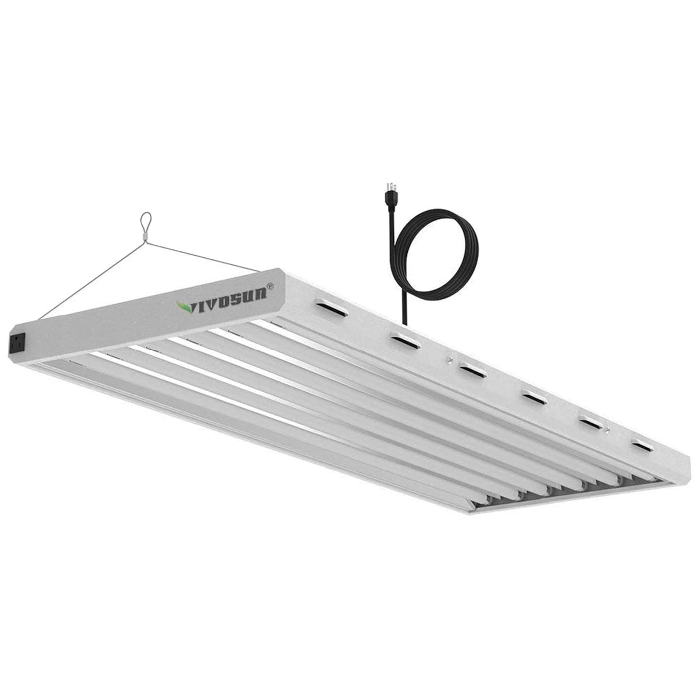 VIVOSUN 6500K T5 HO Fluorescent Grow Light Fixture  4FT 6 Lamp