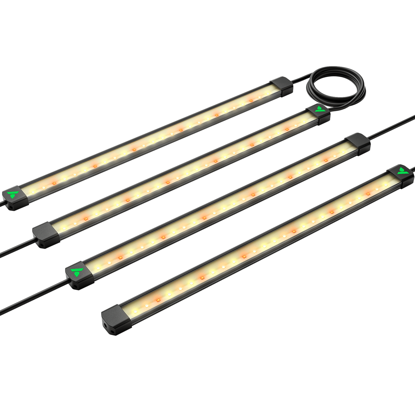 LumaRay Side Lights (4-Bar), Full Spectrum LED Bar Lights, SGS Compatible 