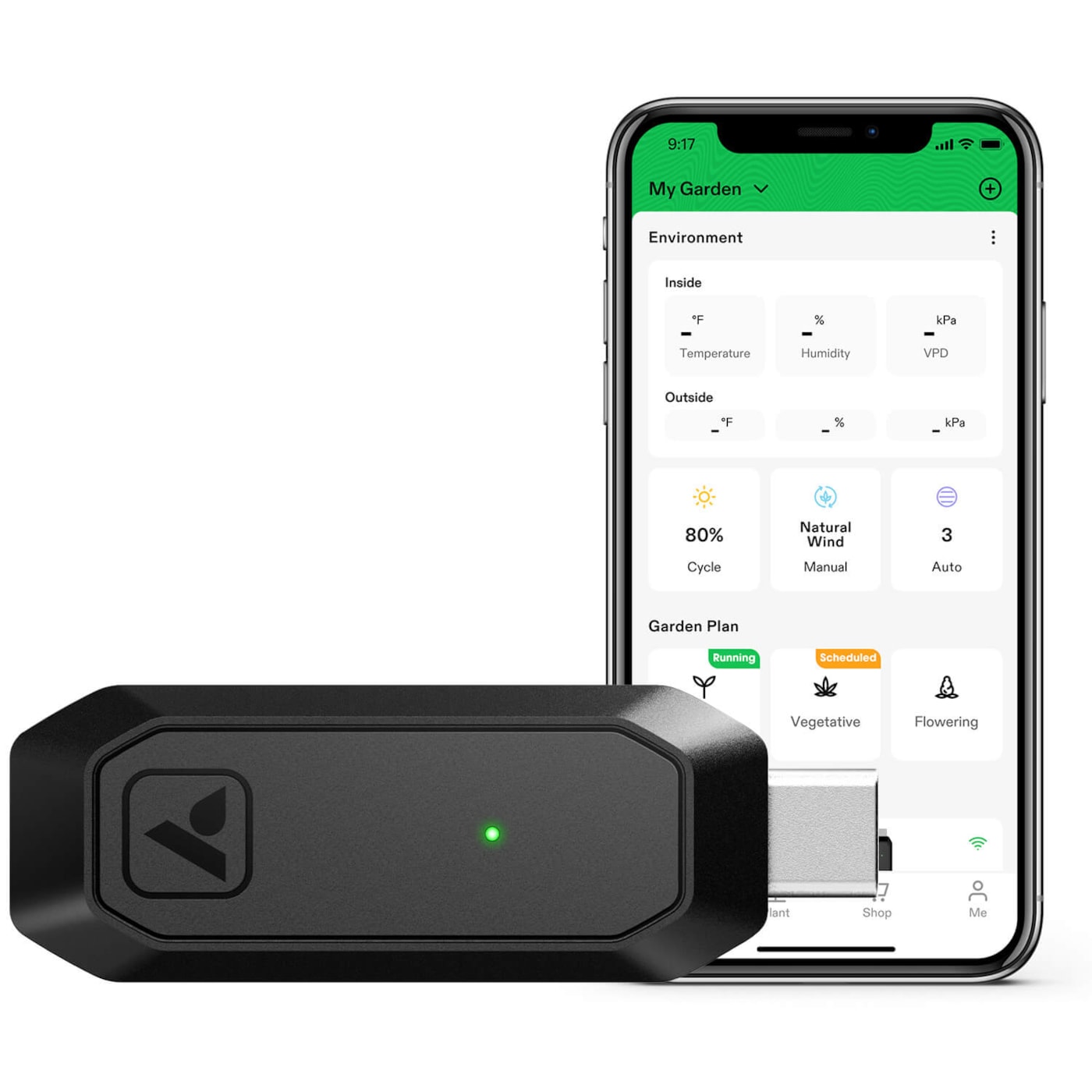 GrowHub E25 Controller, Supports Smart Grow System Devices, Easy to Install & Use, WiFi App Controllable, Expansion Port for E42/E42A