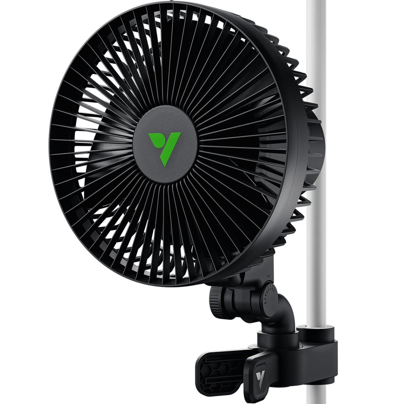 AeroWave A6 Clip Fan für Growzelte, 15 cm automatisch oszillierender Ventilator mit AC-Motor, 1er-Pack