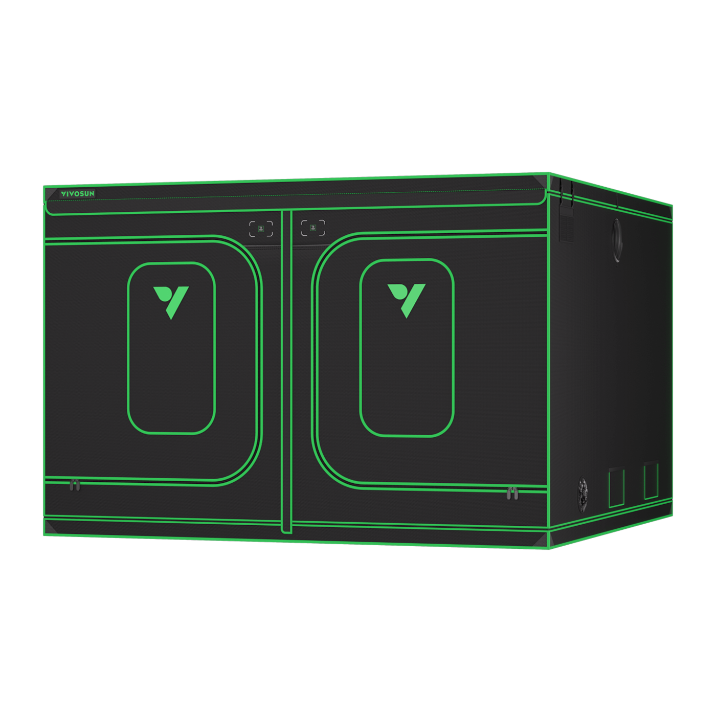 Grow Tent Pro 10x10 P108, 24-32 Plants Use, Large Front Window, 120″ x 120″ x 80″, For Indoor Plants Growing