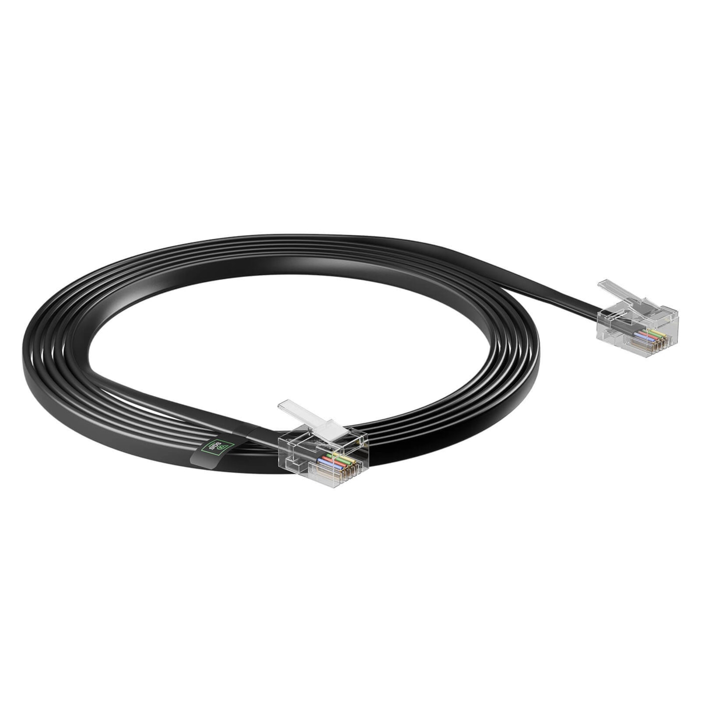 RJ11 Cable Male to Male, Connects Grow Lights to GrowHub Controller E42A, 10 Feet