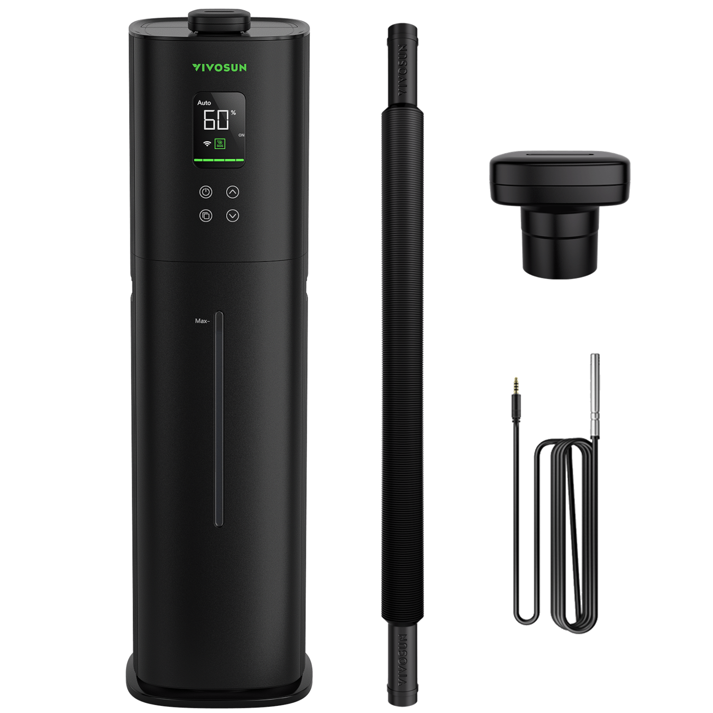 AeroStream H09 Intelligent Wi-Fi Humidifier, 2.38 Gal / 9 L Humidifier with Temp & Humidity Probe, Smart Remote Control, Designed for Growers