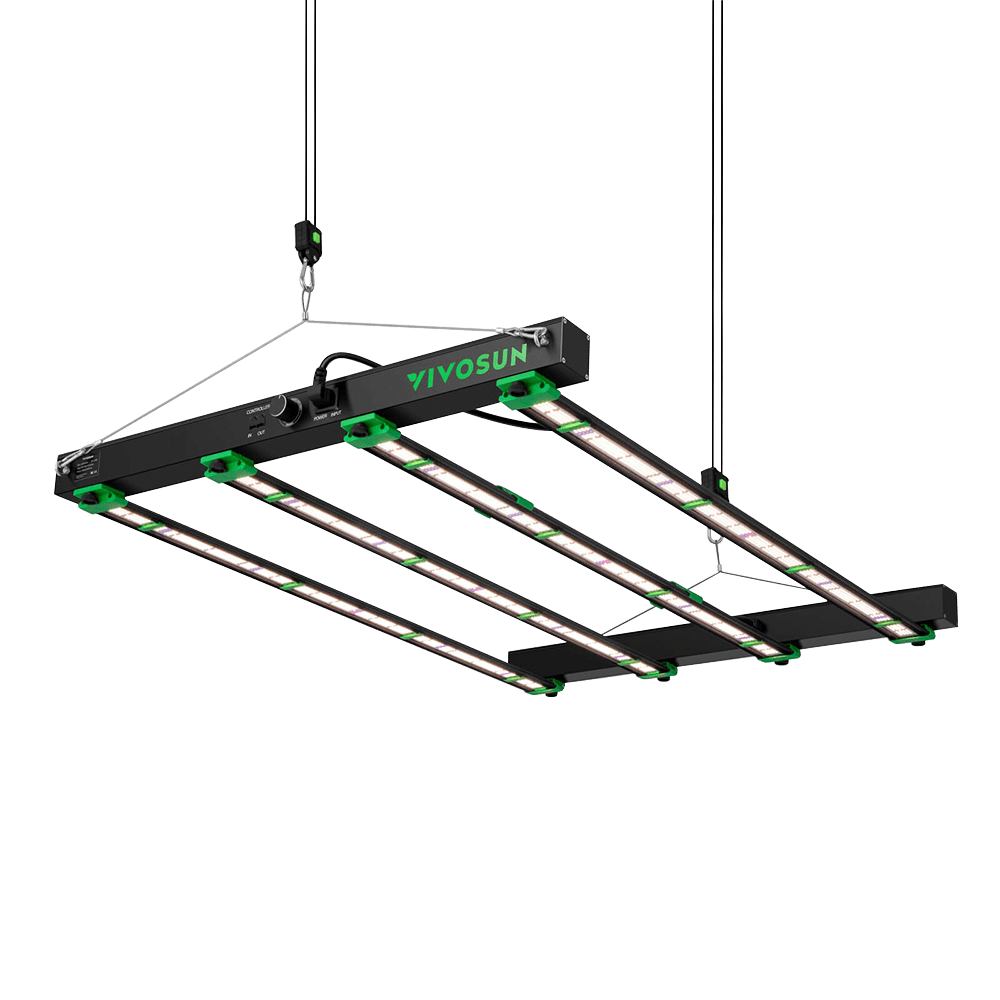VSFD4500 Full Spectrum LED Grow Light Bar 450W, Detachable Design with 6 Dimming Option