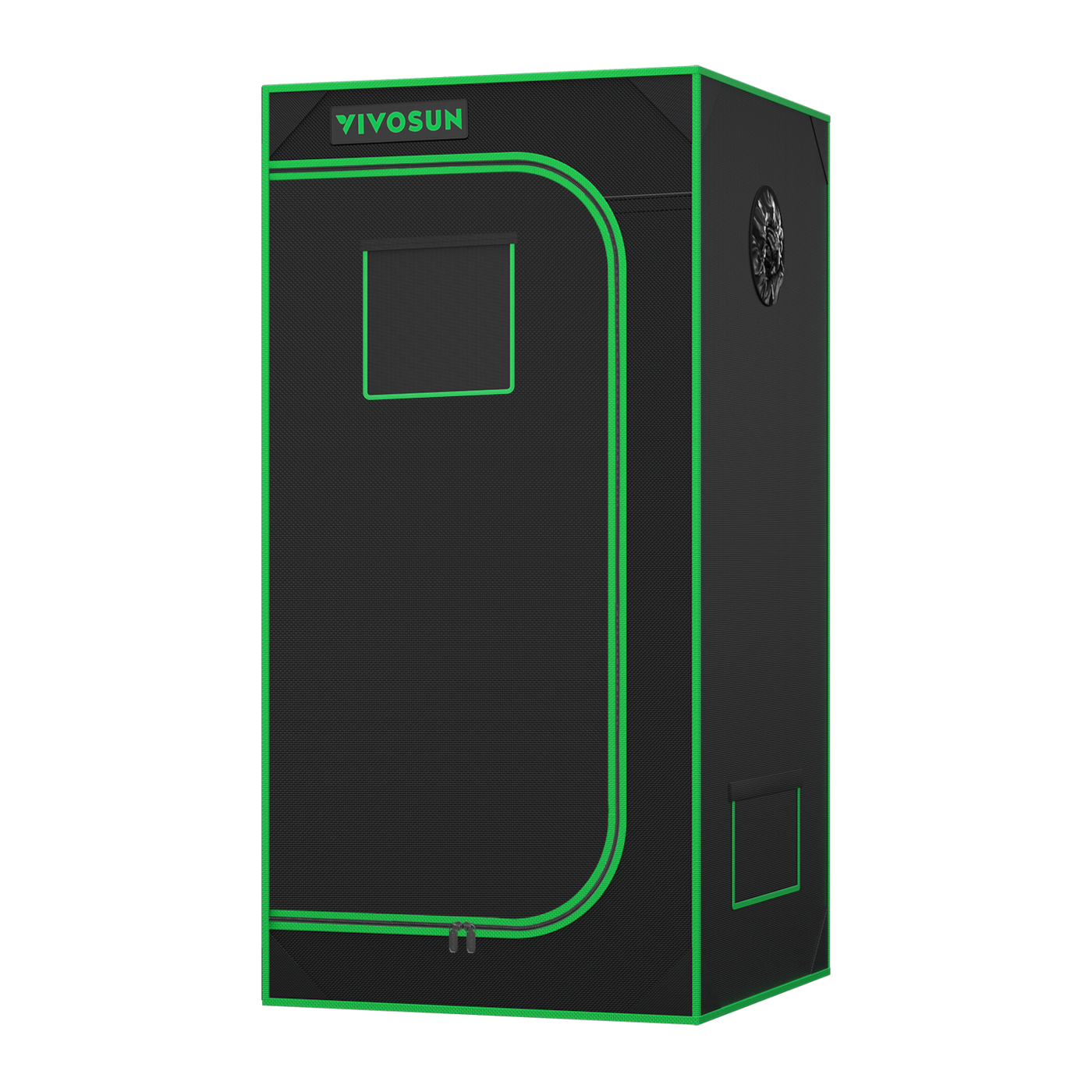 Grow Tent 2x2 S224, 1-2 Plants Use, 600D Light-proof Oxford, 24″ x 24″ x 48″, For Indoor Plants Growing
