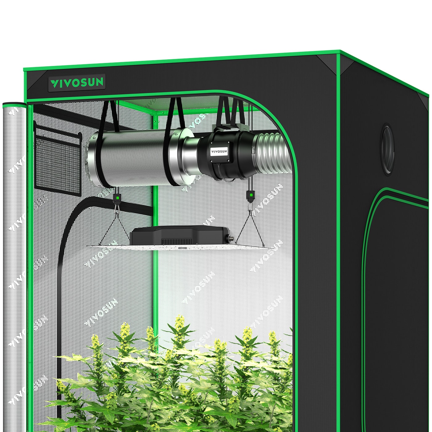 Vivosun 4 X 4 Ft. Basic Grow Kit, Standard Grow Tent Kit With Vs4000 