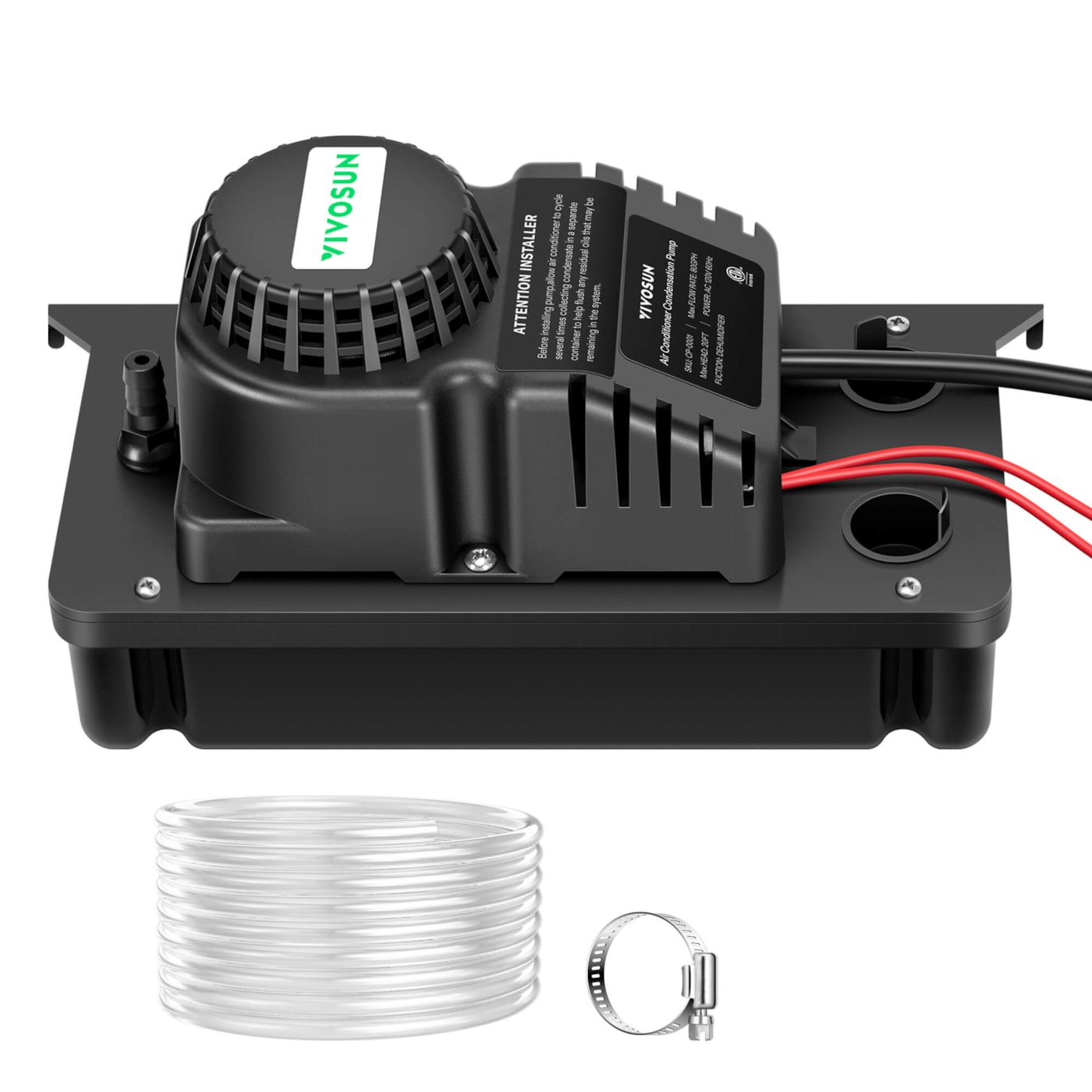 Automatic Condensate Removal Pump, 115Volts/60Hz, 80GPH, 1/30 HP with