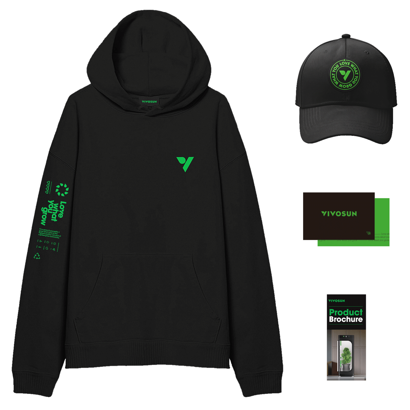 Vivosun Upgraded Hoodie L&Cap Gift Box