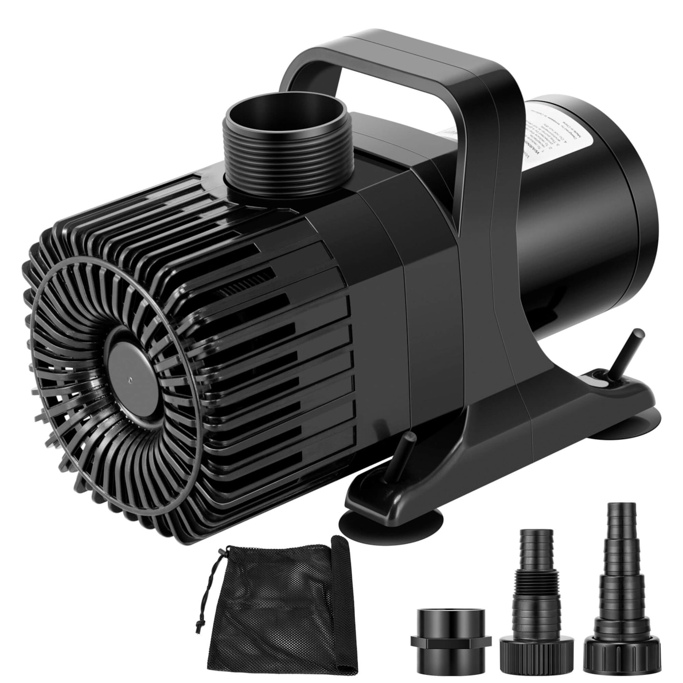 3700 GPH Submersible Water Pump with Barrier Bag, 300W