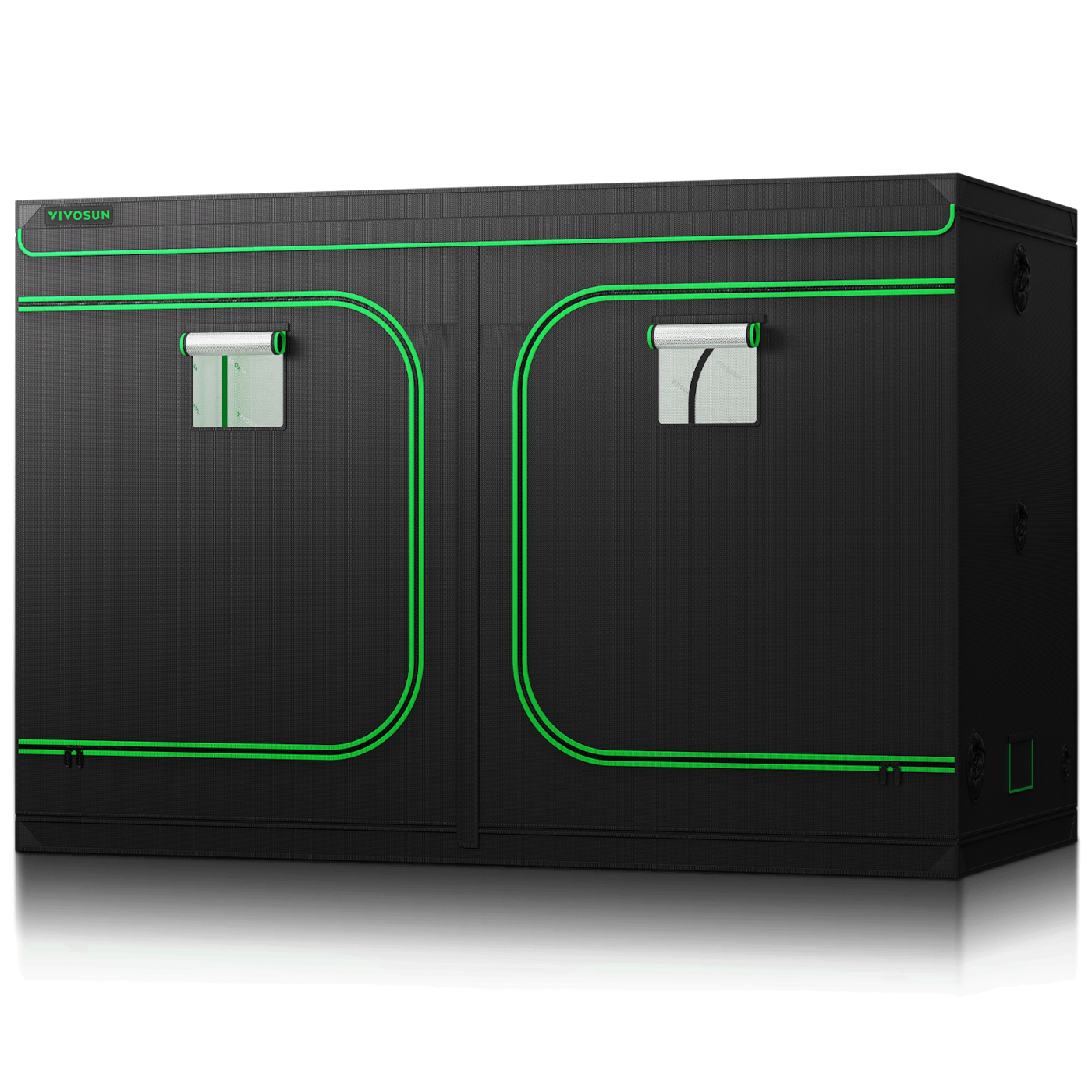 Grow Tent 10x5 S105, High Reflective Mylar with 1680D Oxford Canvas & Heavy-Duty Metal Support 120"x60"x80"