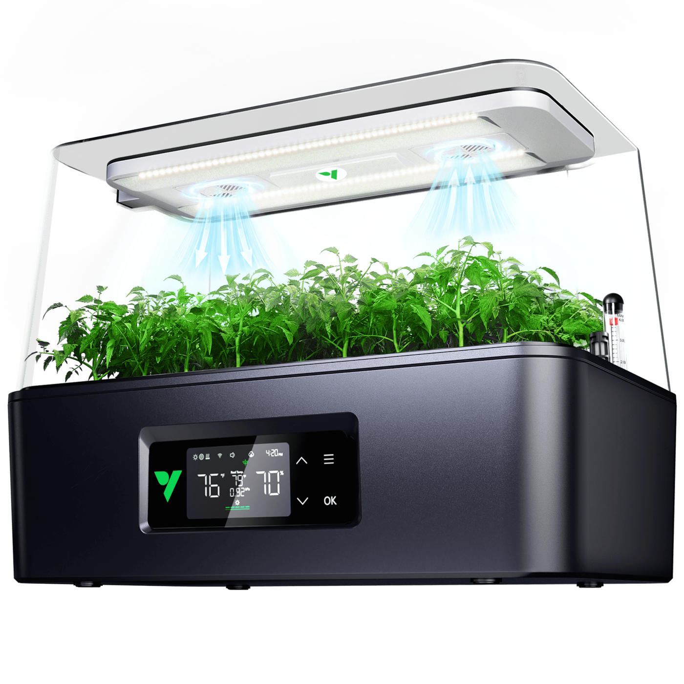 VSeed Smart Seedling Box, Indoor Seed Starting & Cloning System with Ebb & Flow Irrigation