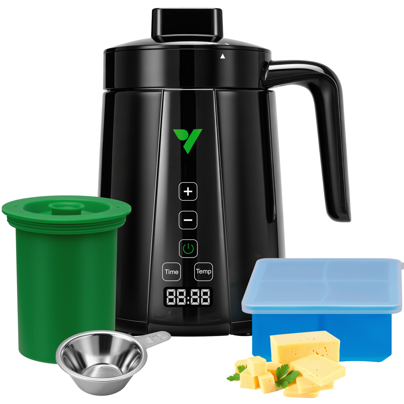 Herbal Butter Maker, 2-in-1 Decarb & Infuse Machine with Adjustable Time & Temperature for Olive Oil, Tinctures, Gummies & DIY Recipes