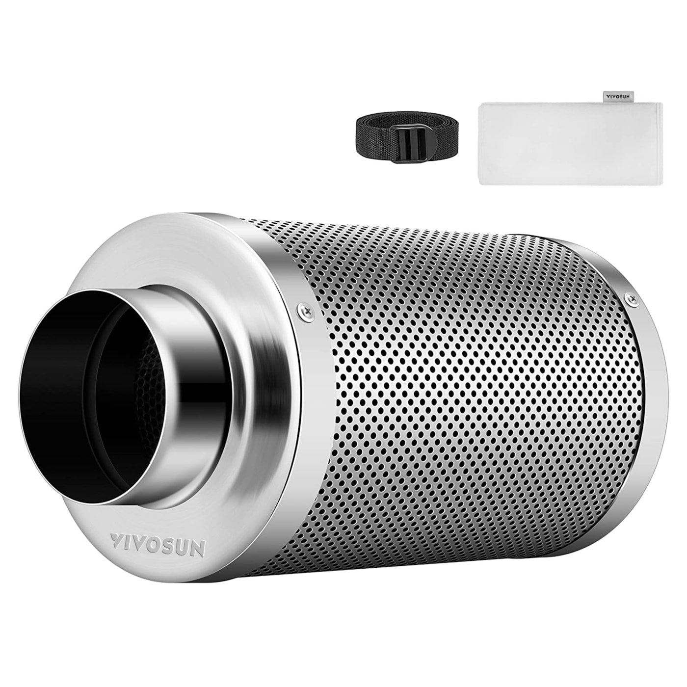 thumbnail image 2 of VIVOSUN 8 Inch Air Carbon Filter – Australian Charcoal, Odor Control For Grow Tent & Exhaust 2 of 4