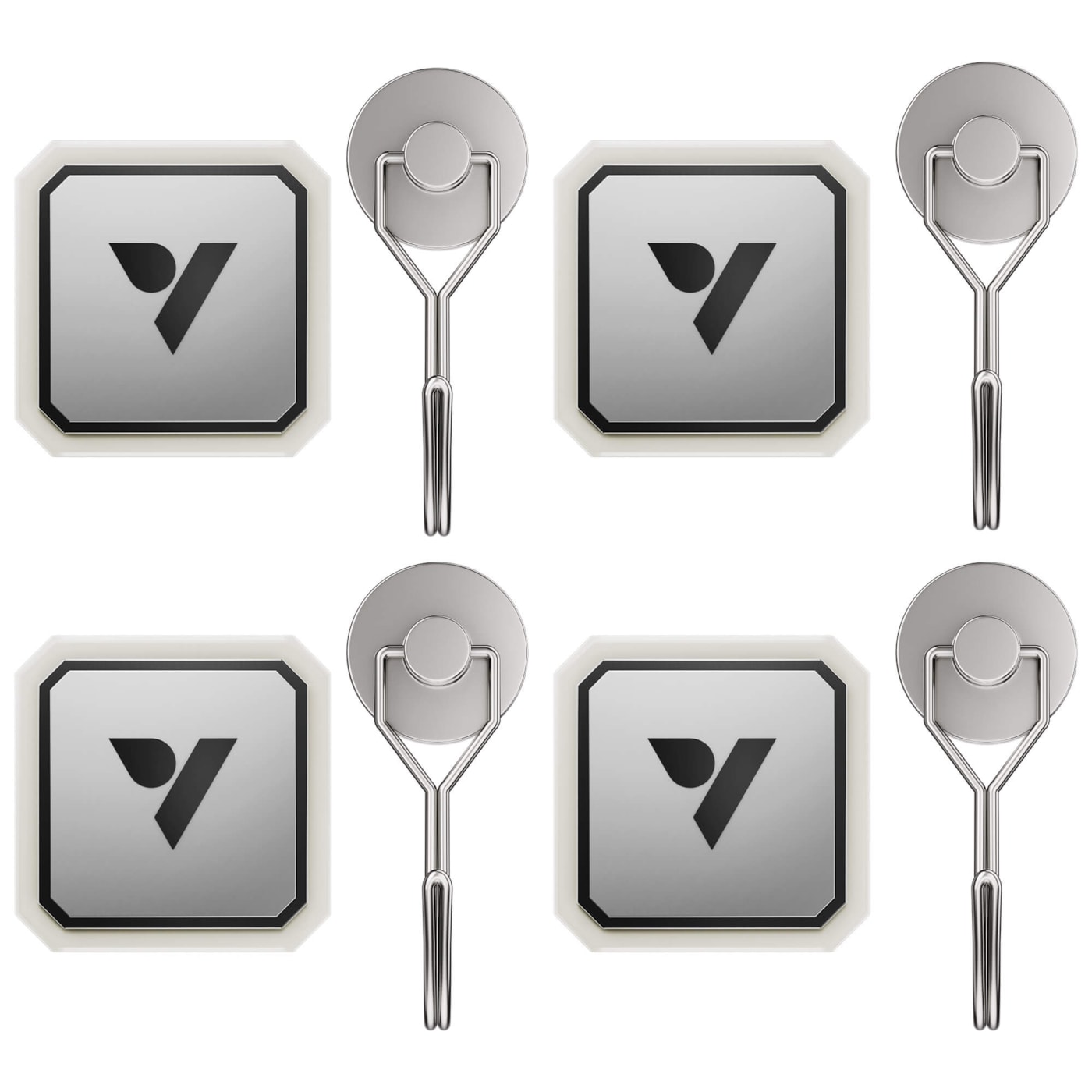 Add-on Base & Magnetic Hook for VGrow Smart Grow Box, 4 Sets