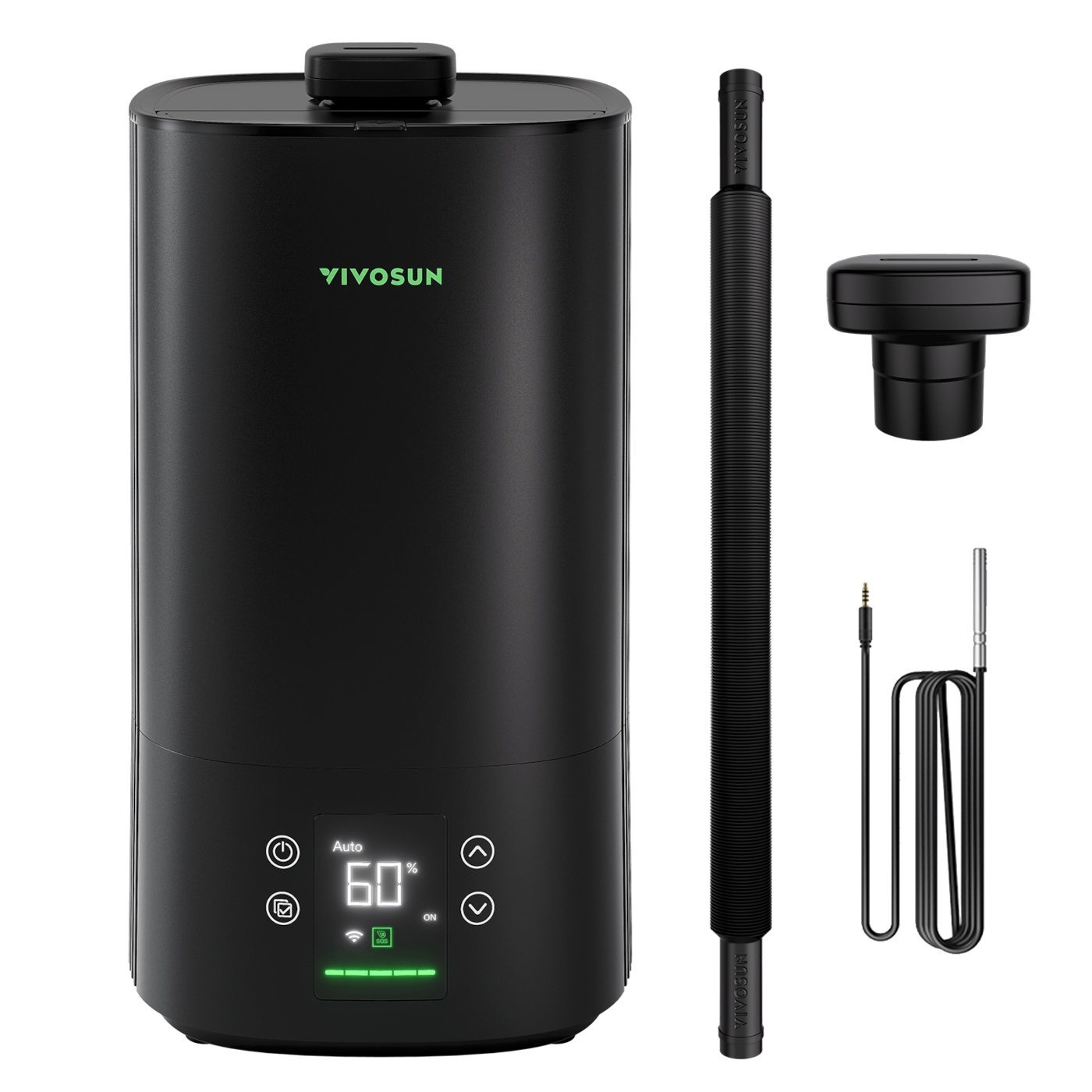 AeroStream H05 Intelligent Wi-Fi Humidifier, 1.32 Gal / 5 L Humidifier with Temp & Humidity Probe, Smart Remote Control, Designed for Growers