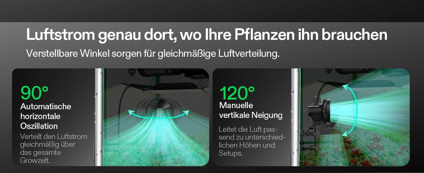 VIVOSUN AeroWave A6 Gen2 Clipventilator 150 mm – Produktdetail 4