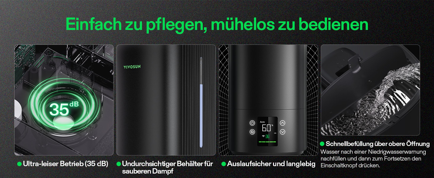 Pflanzenfreundlicher Betrieb des VIVOSUN AeroStream H05