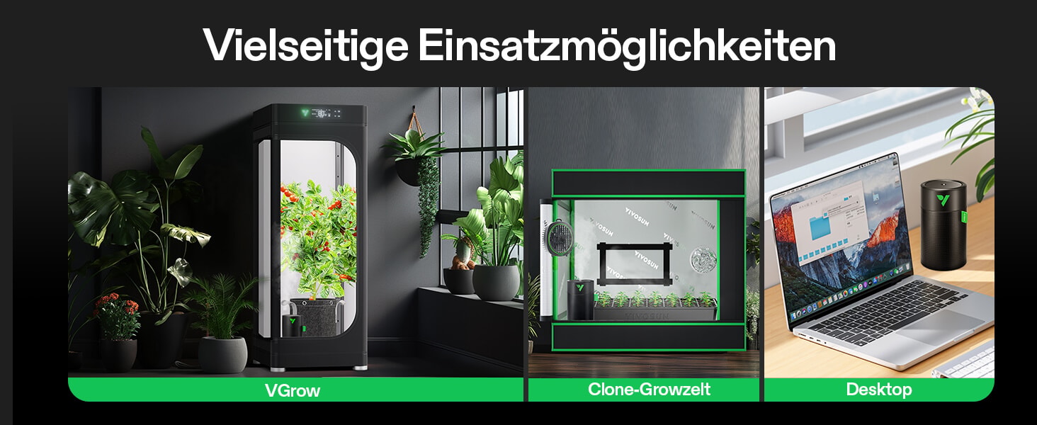 VIVOSUN AeroStream U075 in der VGrow Smart Grow Box