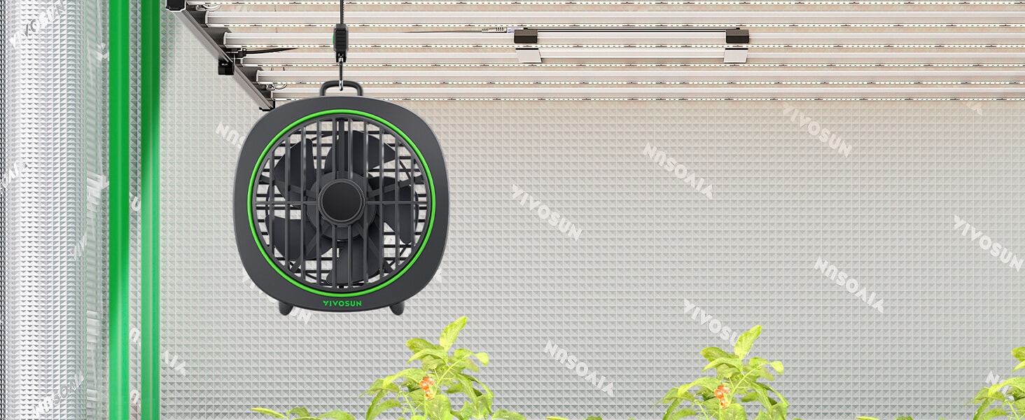 VIVOSUN AeroWave D4 smarter Clipventilatoren 100 mm (2er-Pack) – Produktdetail 8