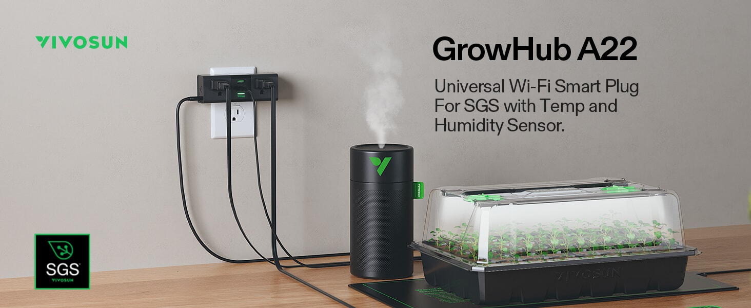 Vivosun GrowHub A22 Controller – Smart WiFi Environmental Control hero image