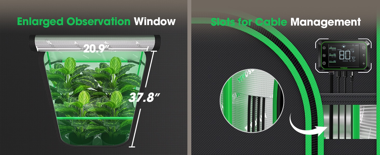 Smart Grow Tent Kit GIY-SGS-84 Pro 4x8, 8-Plant Complete System