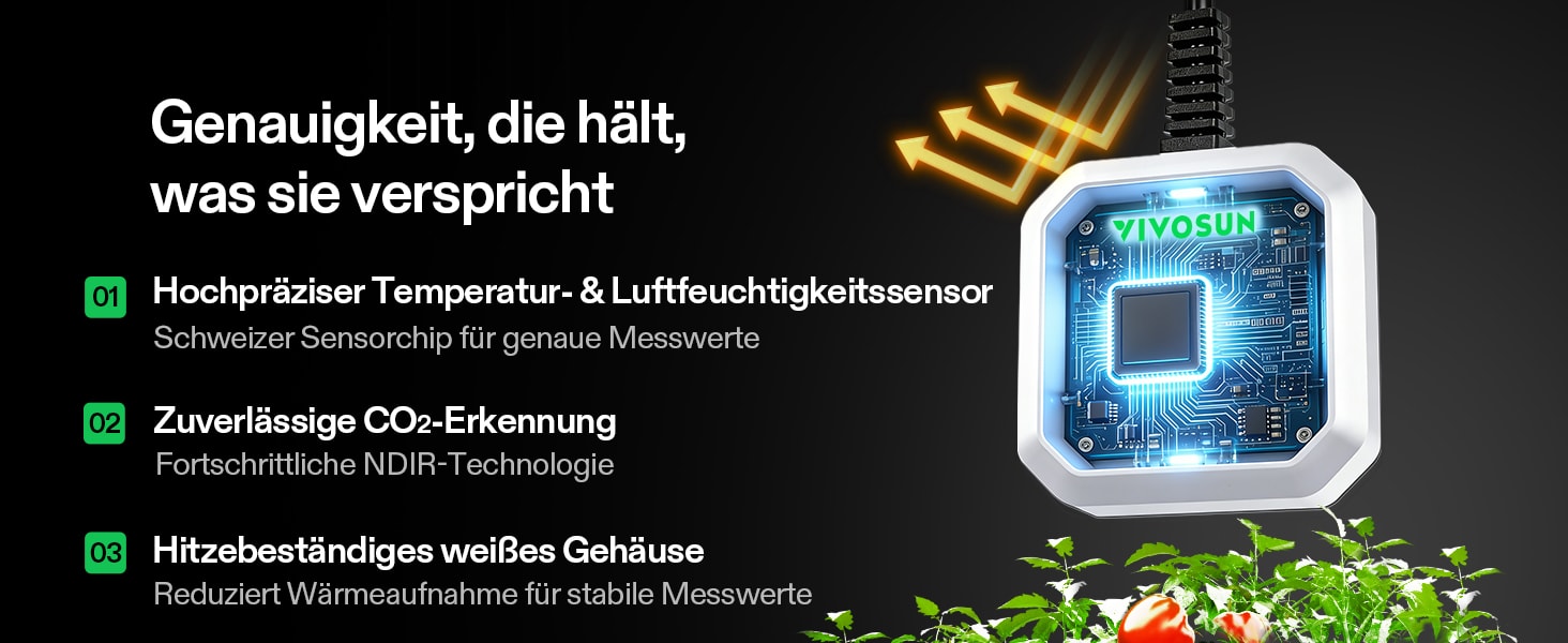 Echtzeitdaten in der VIVOSUN App