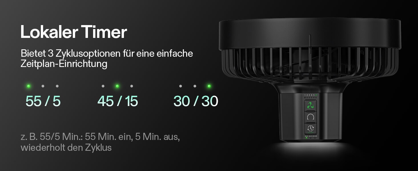 VIVOSUN AeroWave E6 Gen2 smarte Clipventilatoren 150 mm (2er-Pack) – Produktdetail 10