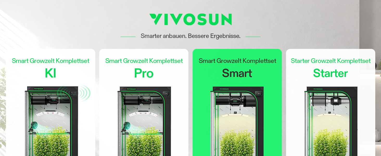 VIVOSUN App-Steuerung des Smart Grow Systems