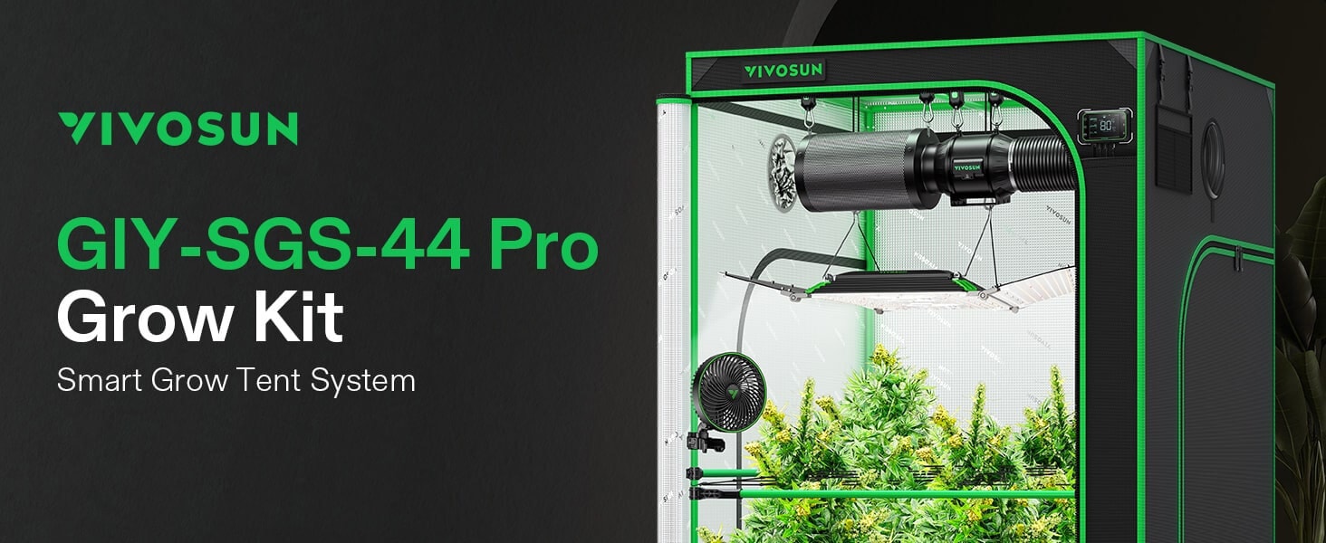 グロウテントセット　VIVOSUN Smart Grow Tent Kit GIY-SGS-84 Pro 4x8, 8-Plant Complete
