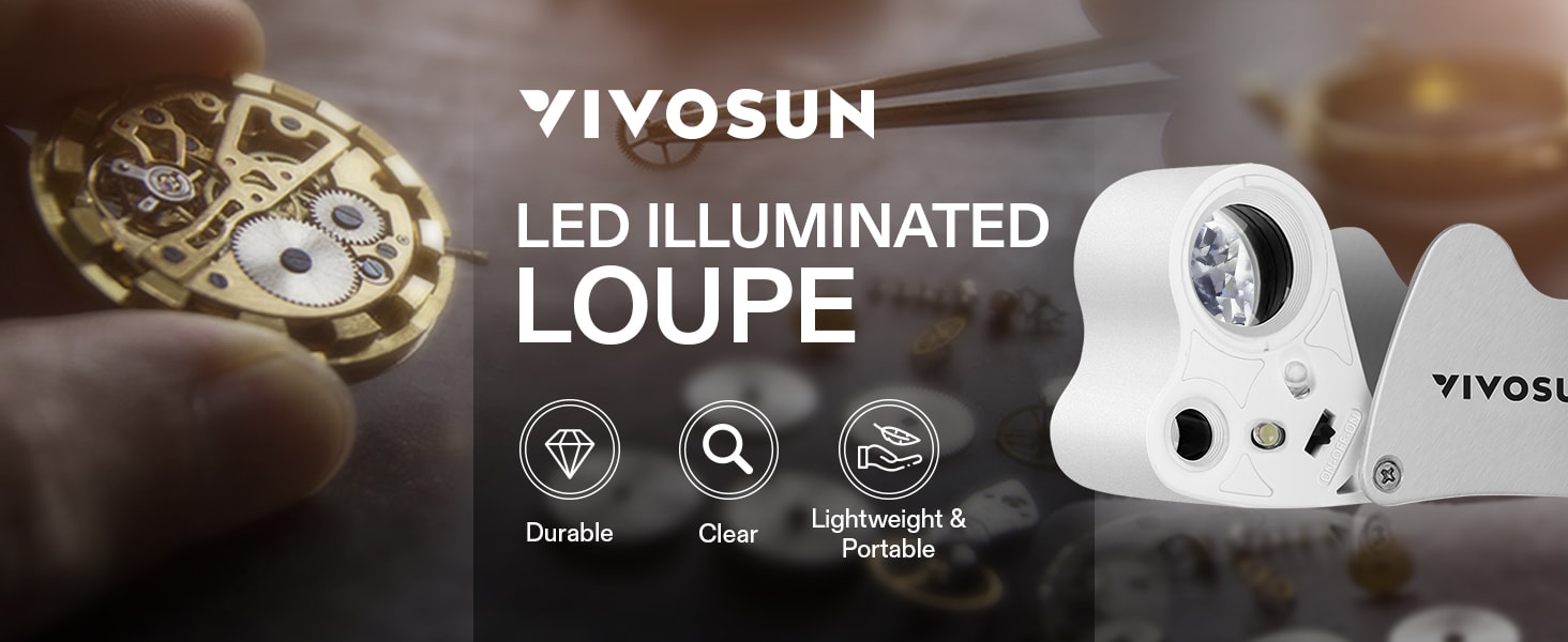 vivosun jewelers loupe