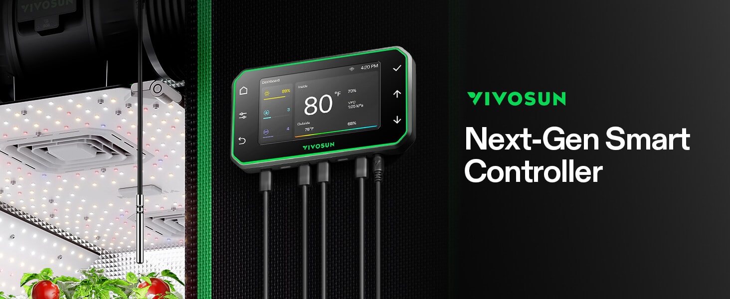 Vivosun GrowHub Controller E42A+ – Smart WiFi Environmental Control System hero image