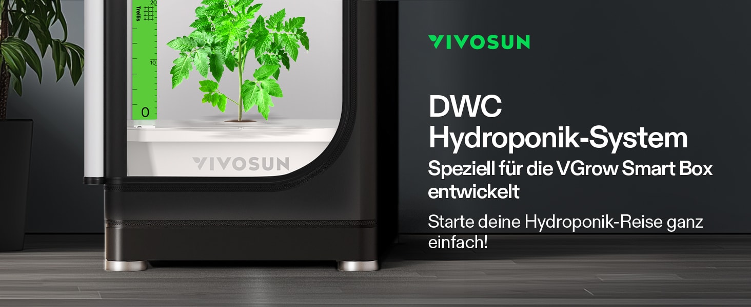 VGrow DWC Hydroponiksystem 15 L im Überblick