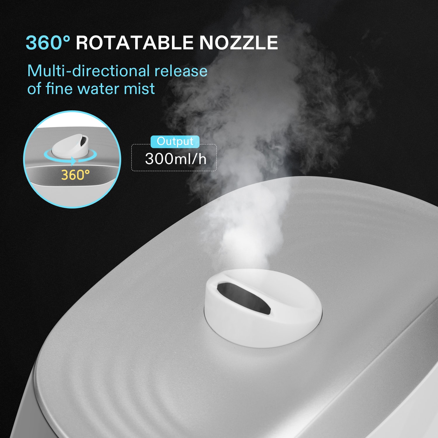 VIVOSUN 6L Cool & Warm Mist Humidifier