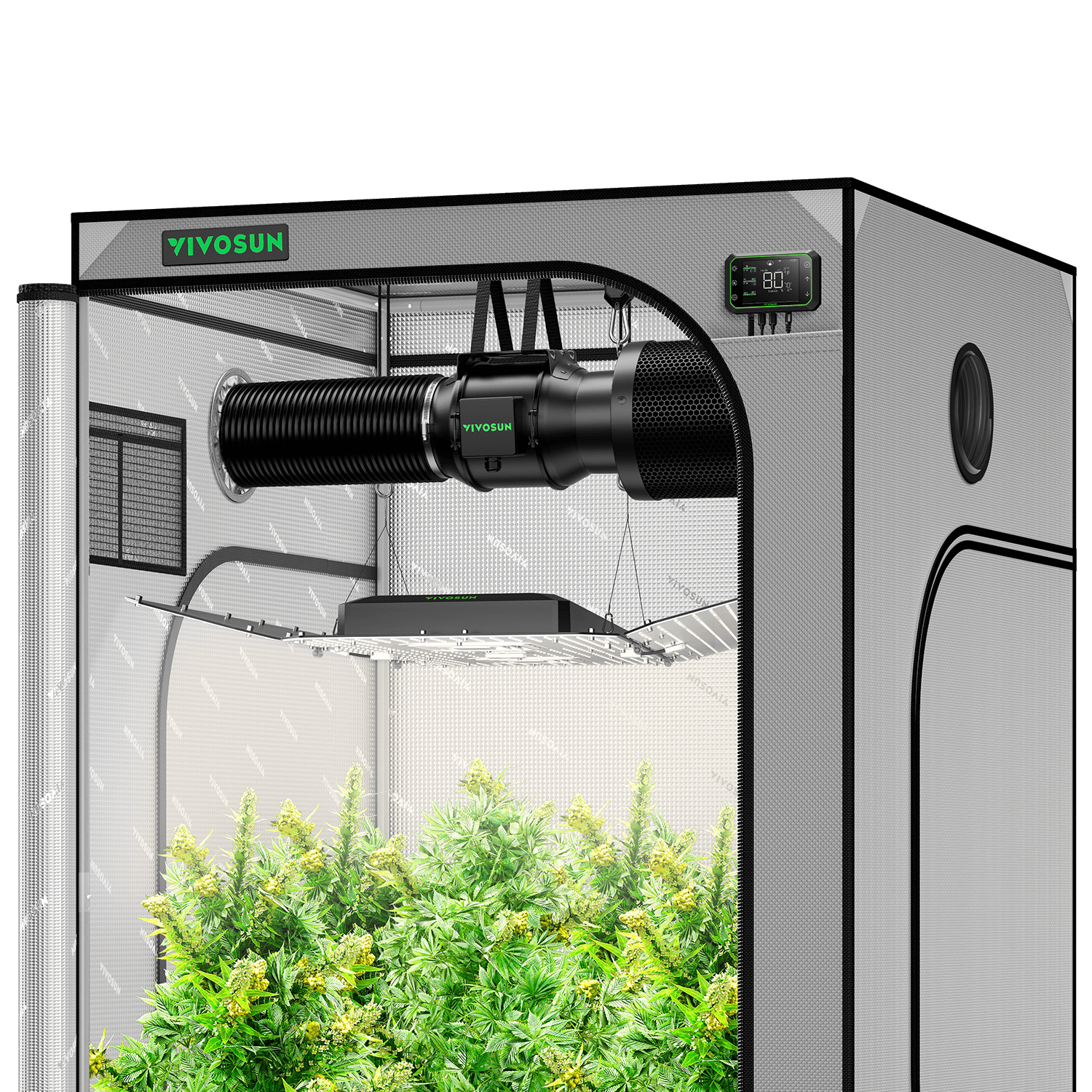 Smart Grow Tent Kit GIY-SGS-G55 5x5, 6-Plant Complete System Smart Grow Tent Kit GIY-SGS-G55 5x5, 6-Plant Complete System
