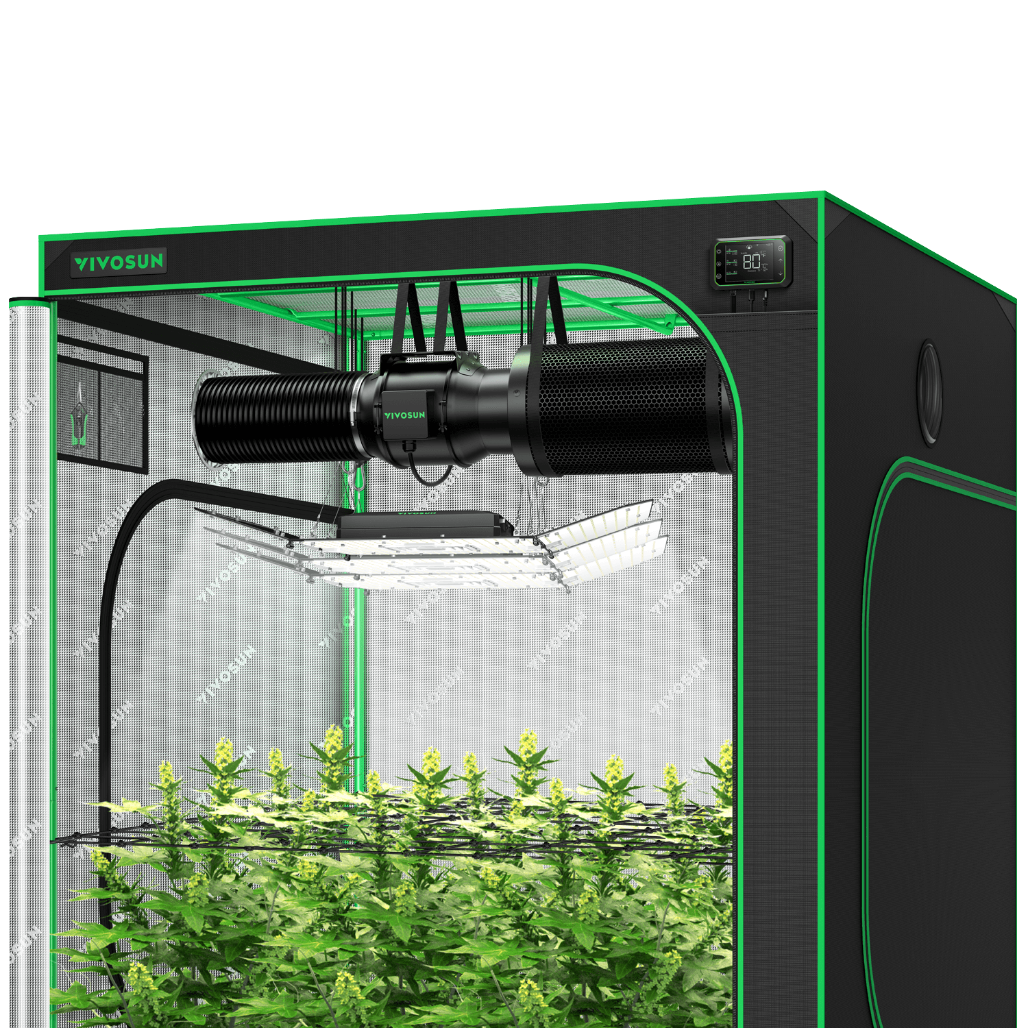 グロウテントセット　VIVOSUN Smart Grow Tent Kit GIY-SGS-G44 4x4, 4-Plant Complete System