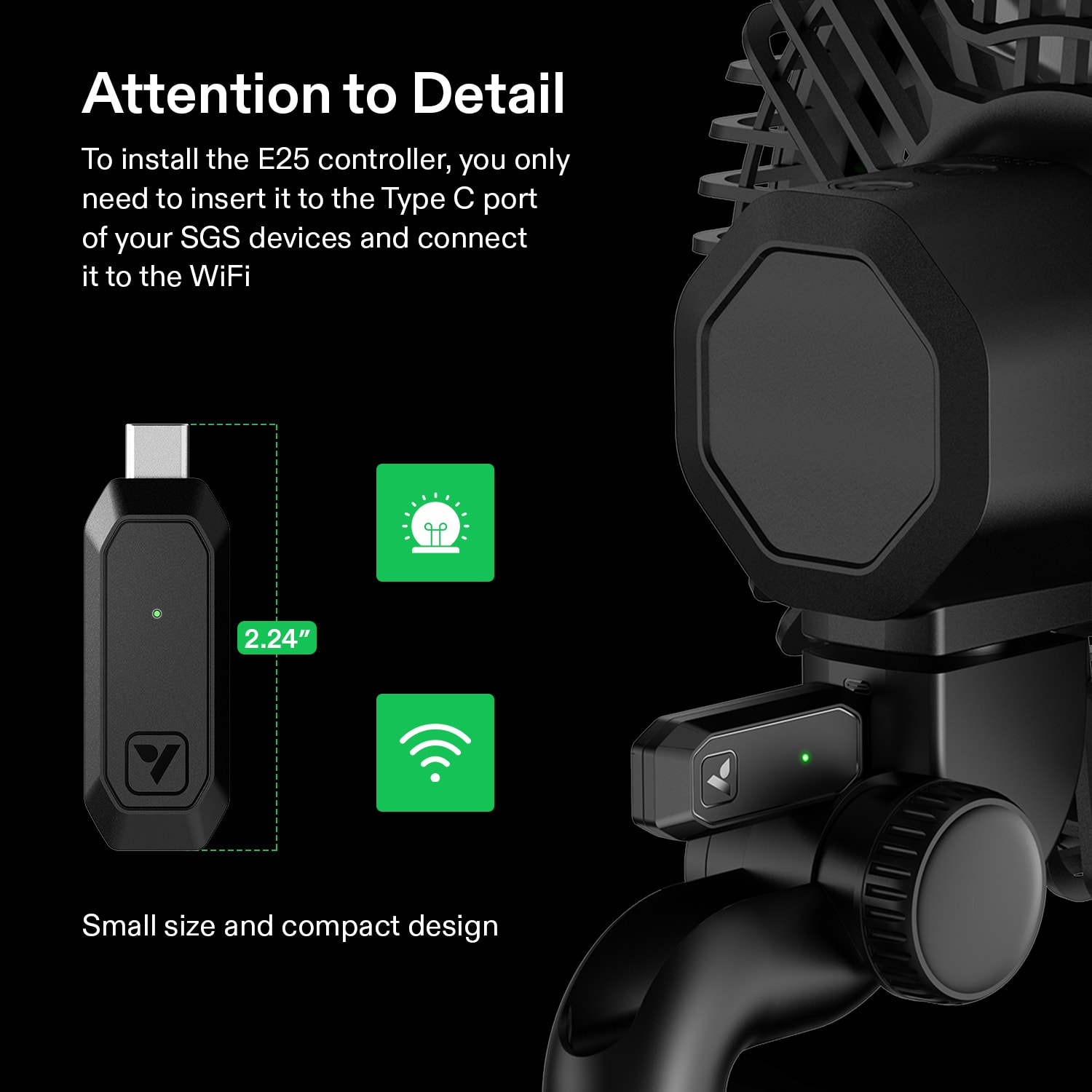 thumbnail image 2 of VIVOSUN A22 GrowHub WiFi Outlet Controller With Temperature & Humidity Sensor 2 of 5