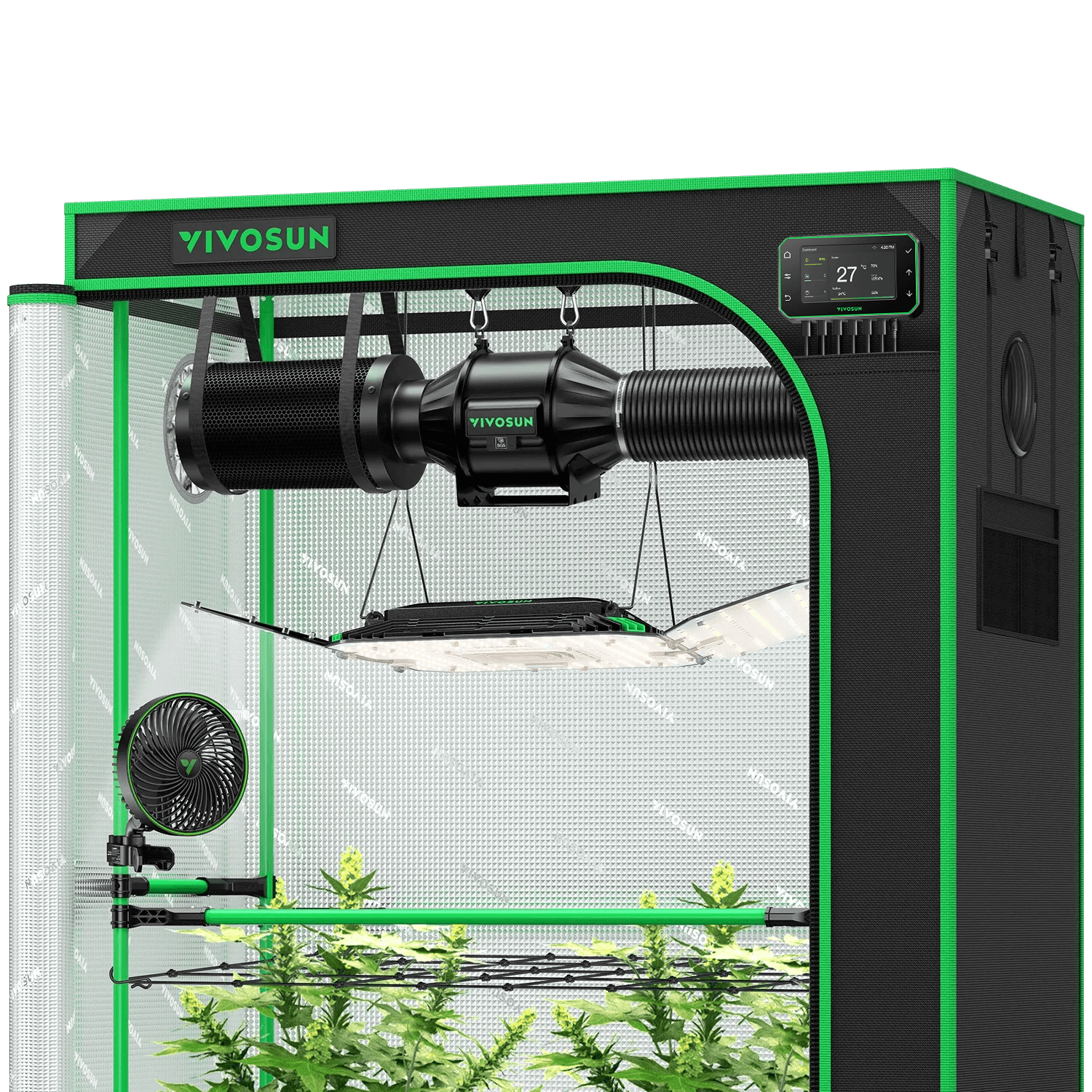 Smart Grow Tent Kit GIY-SGS-22 Pro 2x2, 1-Plant Complete System